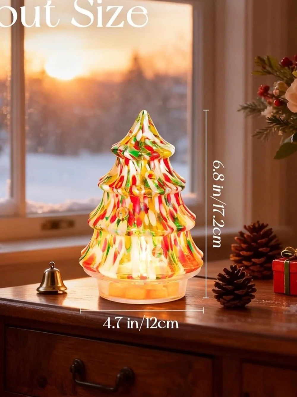 N/A glass christmas